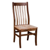 Rochester Side Chair- Walnut/Wormy Maple